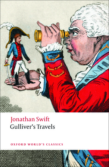 Oxford University Press cover of Gulliver's Travels by Jonathan Swift